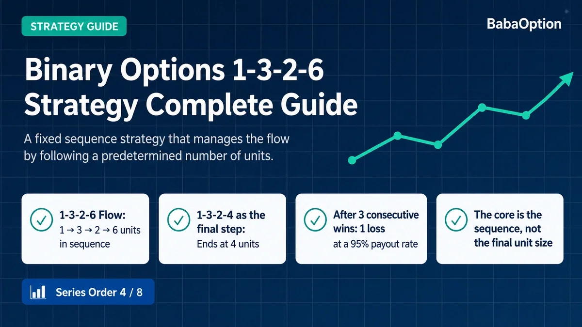 Binary Options 1-3-2-6 Strategy Complete Guide