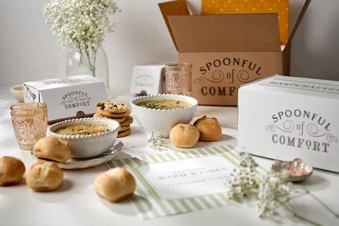 Spring Care Package on table 