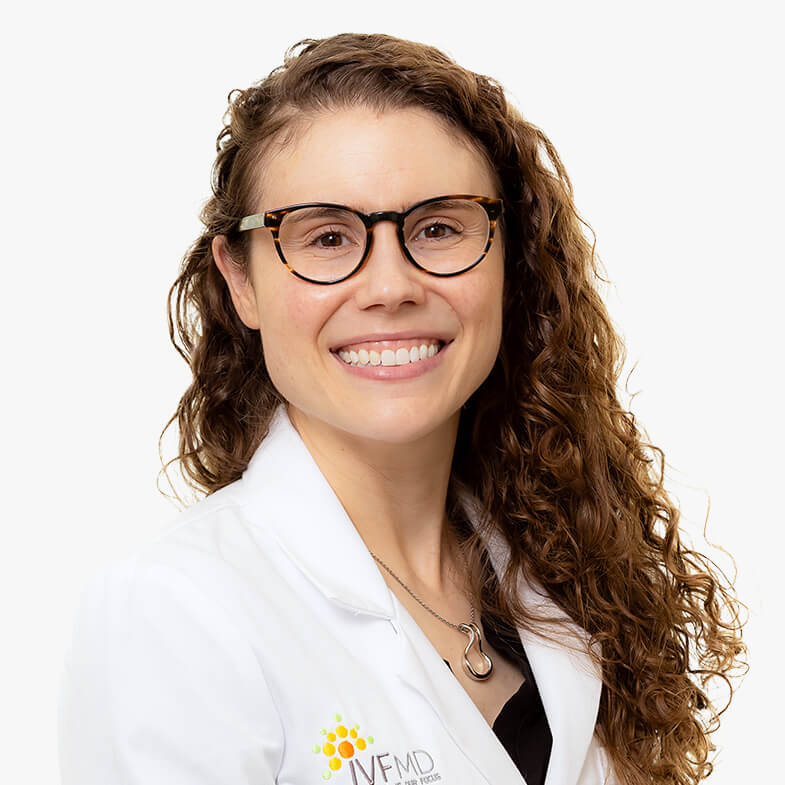 Portrait of Dr. Sabrina Gerkowicz, fertility specialist at IVFMD