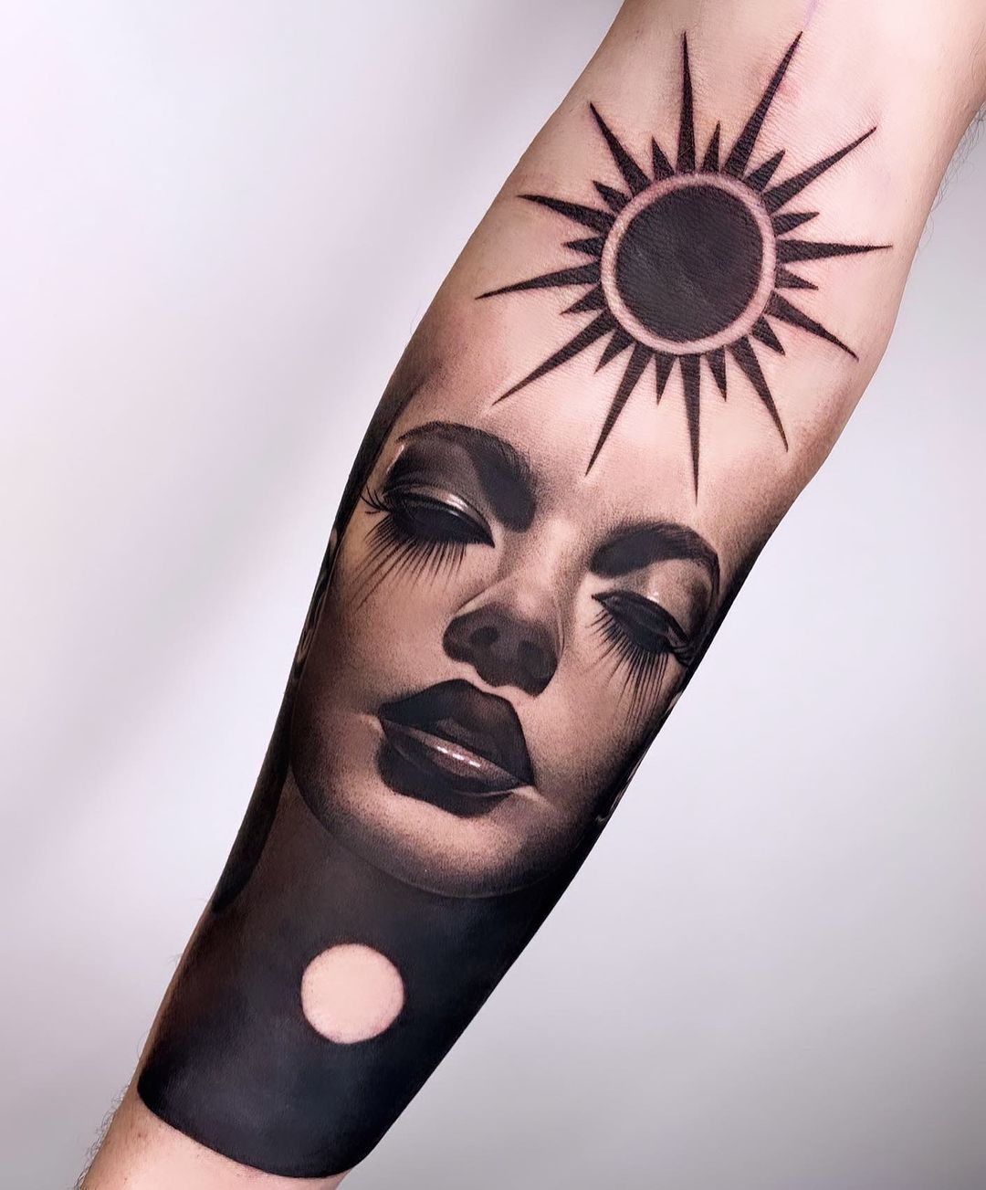 black and grey tattoo by tiziano verna