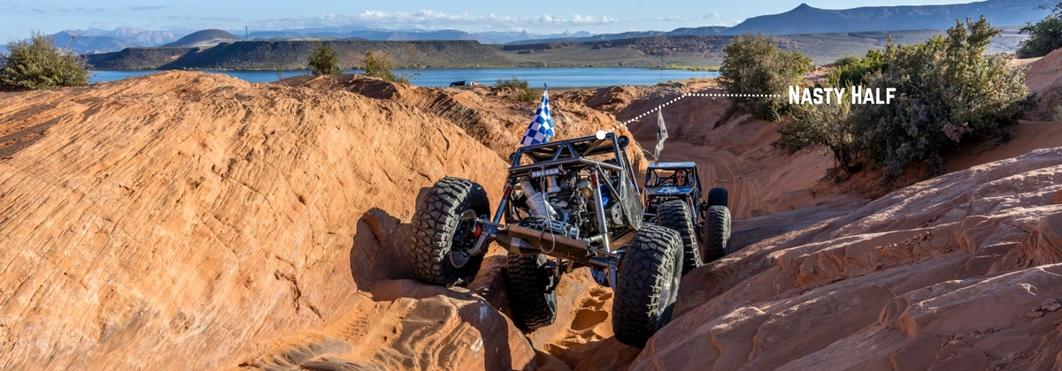 Buggy on Nasty Half Trail in Utah