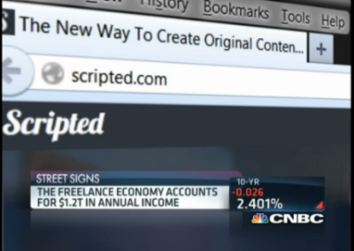 Scripted.com Mentioned on CNBC Story About Freelance Economy