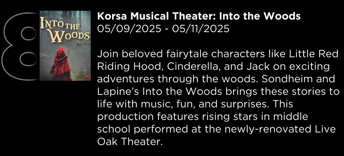 Korsa Musical Theater's Into the Woods