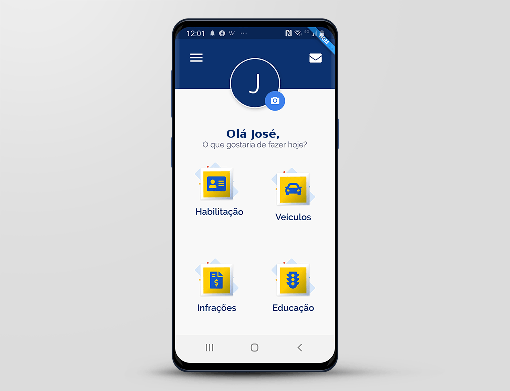Carteira Digital de Tr&acirc;nsito (Reprodu&ccedil;&atilde;o Denatran)