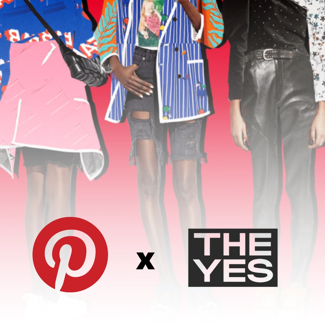 fashionable people walking to advertise Pinterest x The Yes