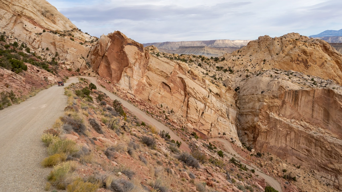 Burr Trail 4x4 Switchbacks in Utah