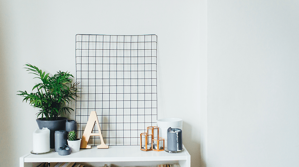 Desk in home office