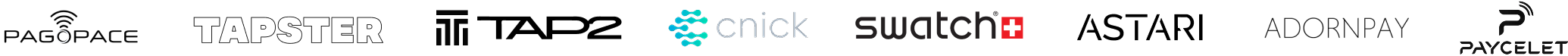 Wearables partner logos - Desktop
