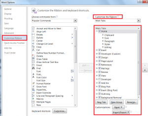 Office Ribbon Customization 1