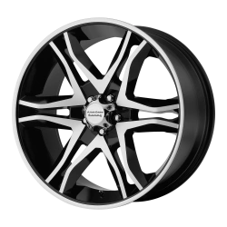 example of split spoke rims for muscle cars