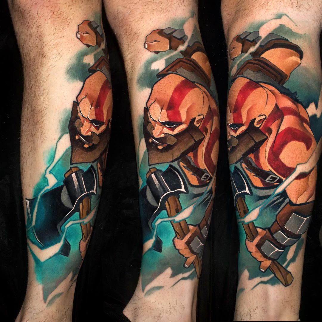 Blades of Chaos Tattoo