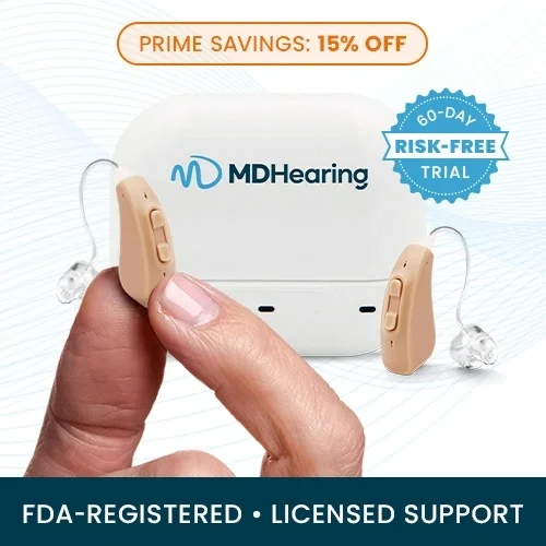 Primary MDHearing AIR 3: Hearing Aids for Small Ear Canals Image