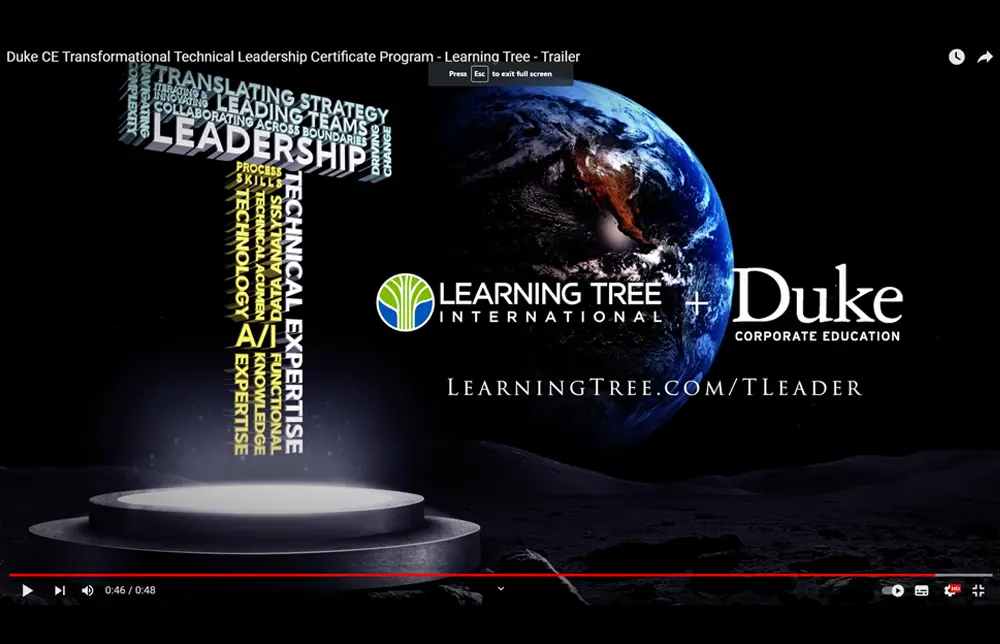 The Duke CE Advanced Leadership Program - Learning Tree - Trailer