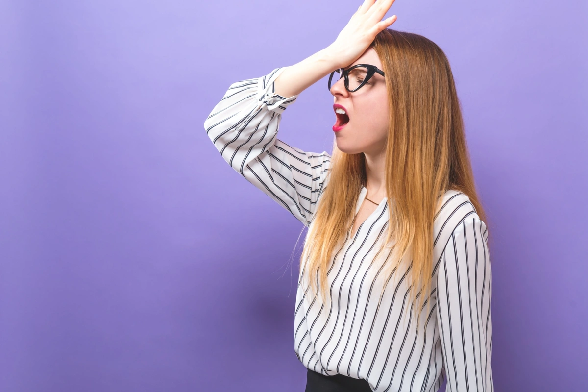 woman upset she made a Medicare mishap