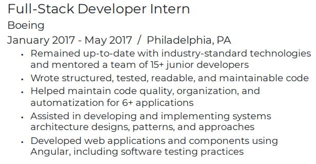 5 Full-Stack Developer Resume Examples for 2022