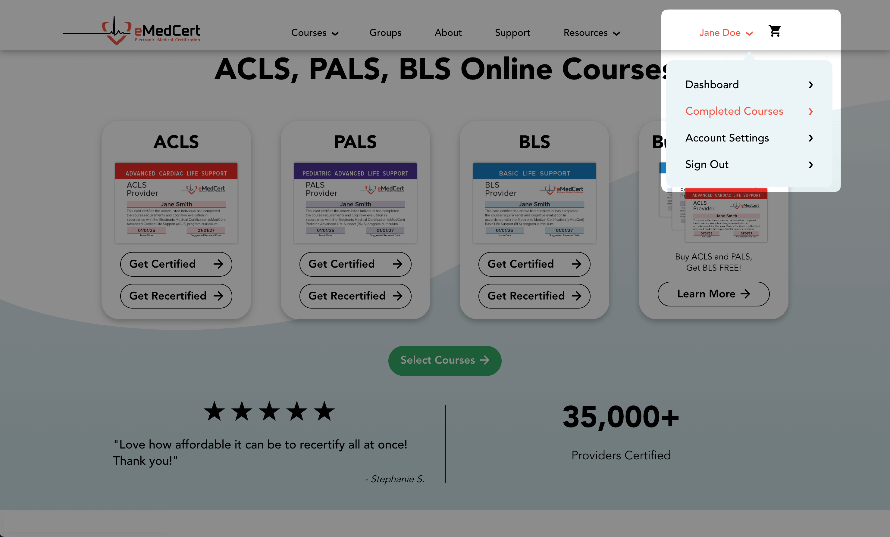 Support | CME Certificate Download 03