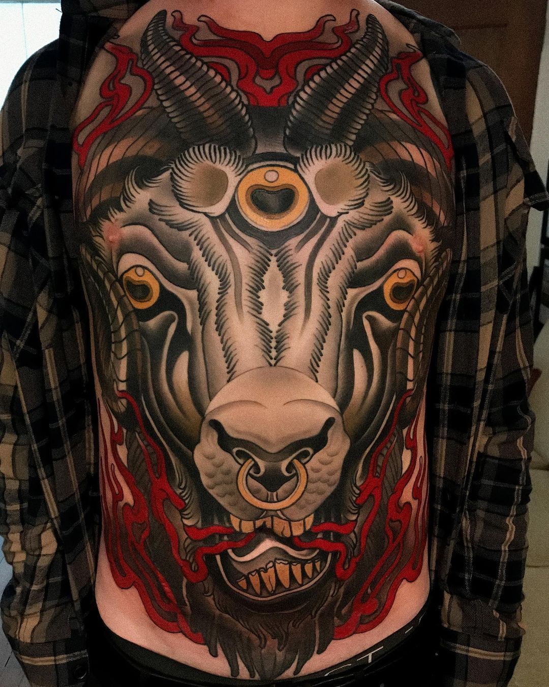 neotraditional tattoo by veness
