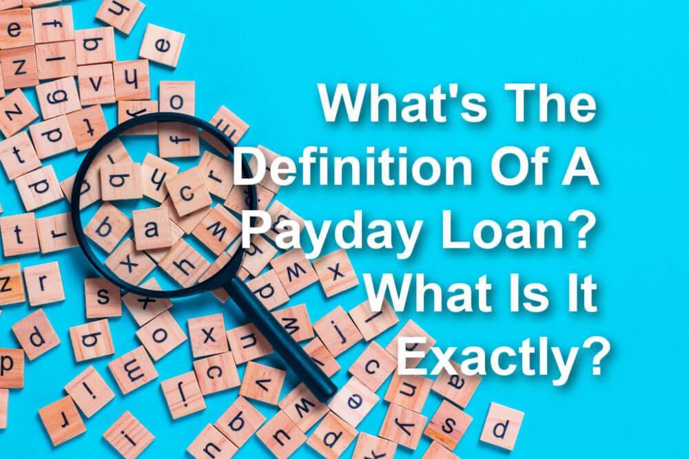 definition of a payday loan