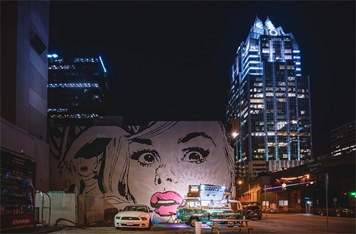 Street art in Austin, TX