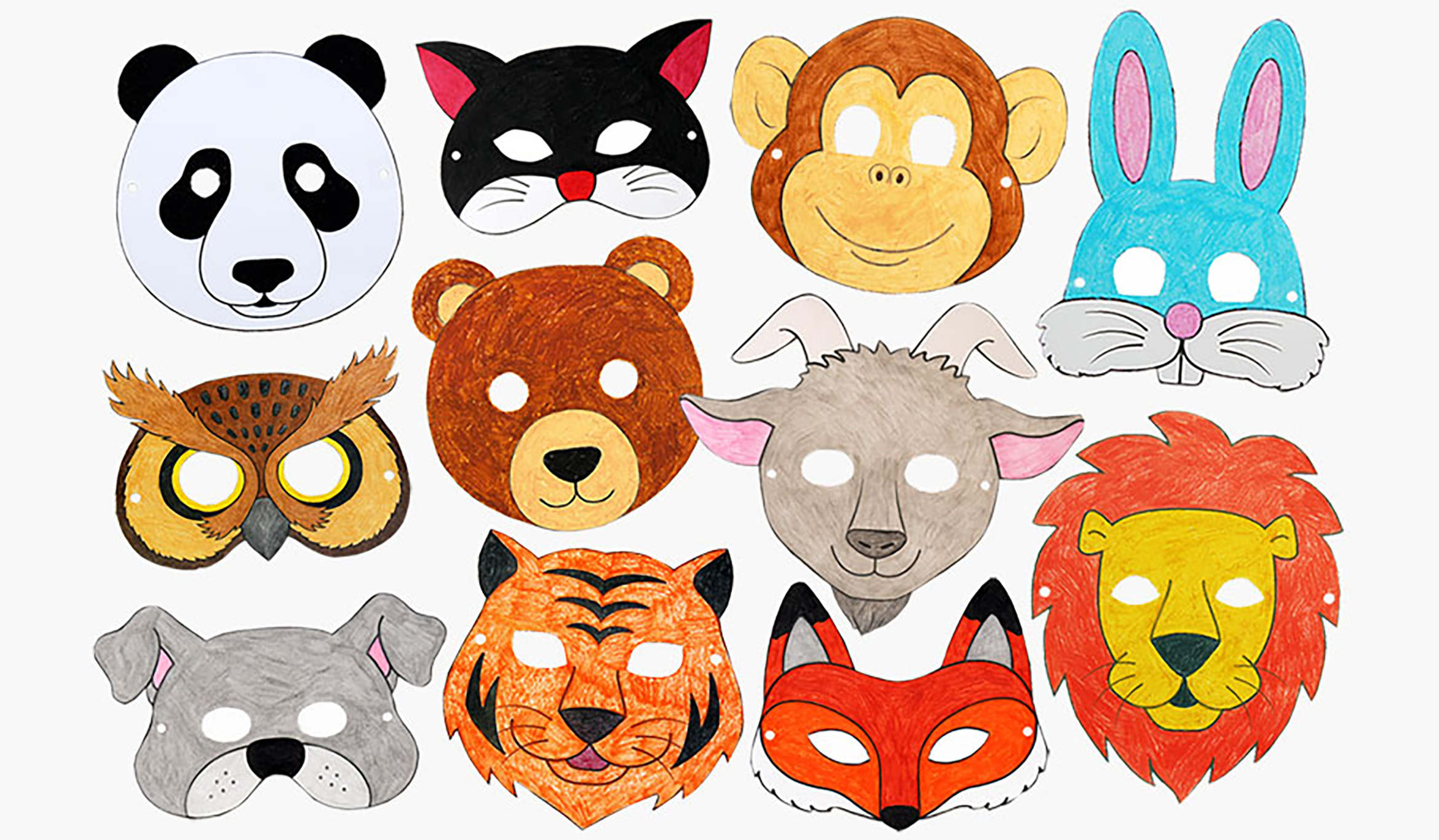 Free Printable Animal EyeMask Templates