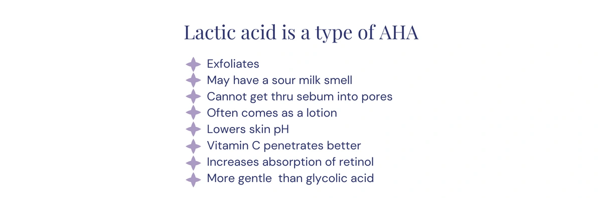 lactic acid in skin care products.webp