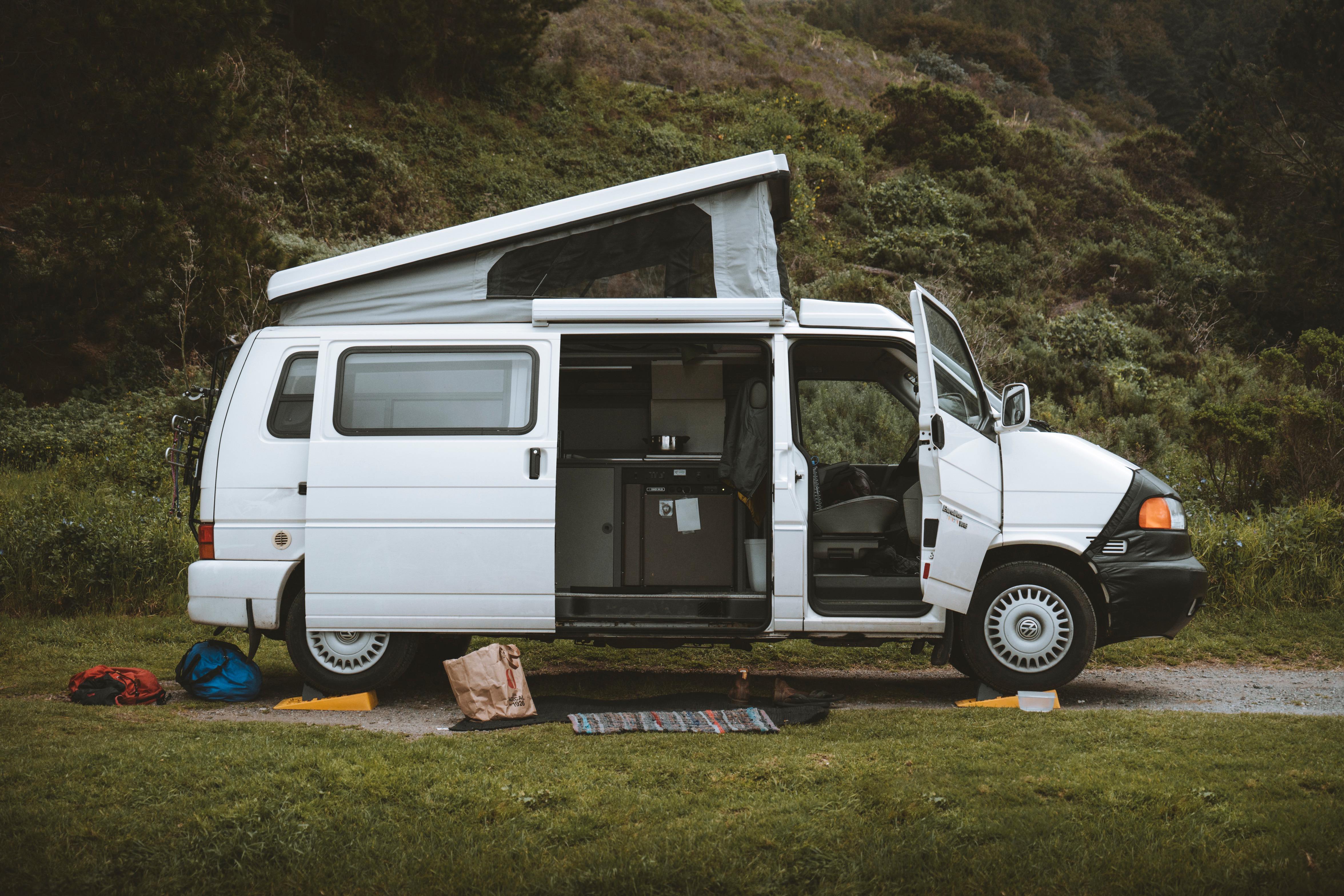 Transform van into store camper