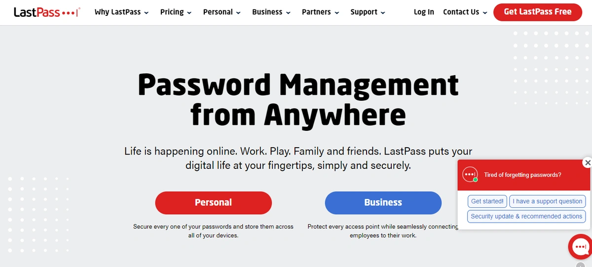 LastPass Homepage.webp