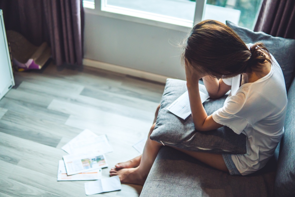 worried woman