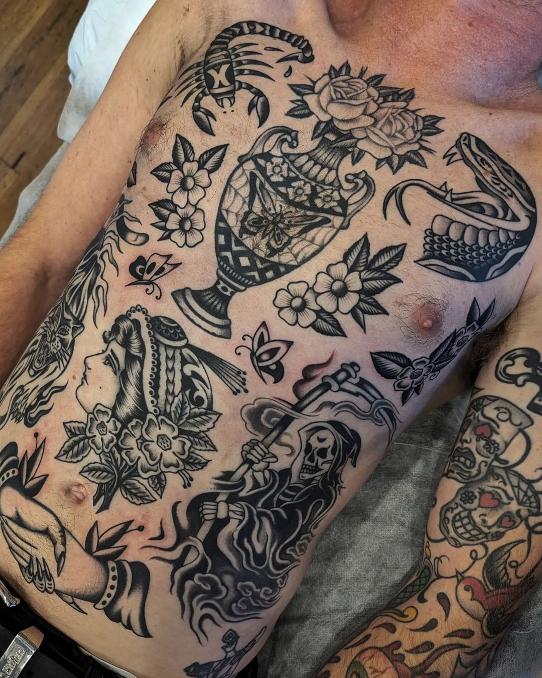 103 Black and Grey Tattoos for Men [2024 Inspiration Guide]