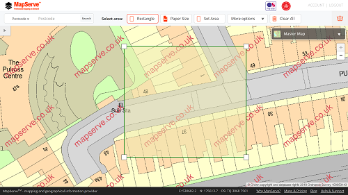 How to select an area - MapServe®