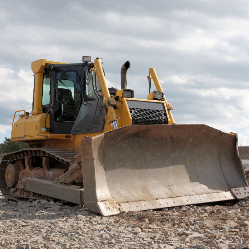 Dozer with an S-U-Blade