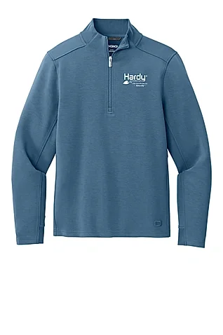 Men's Blue Quarter-Zip Pullover