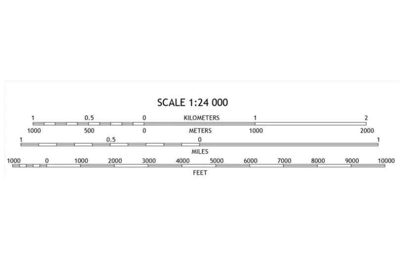 Scale bar 1 : 24 000