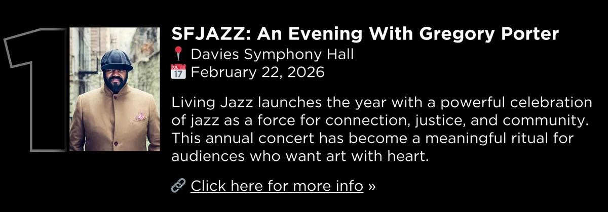 SFJazz: An Evening With Gregory Porter