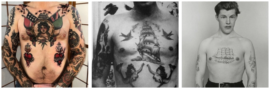 examples of sailor style tattoos