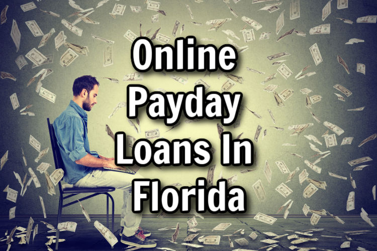 man in chair searching on laptop for payday loans in Florida