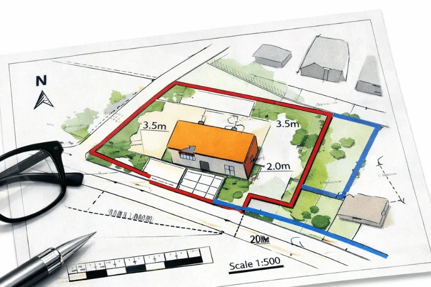 Block plan outlines