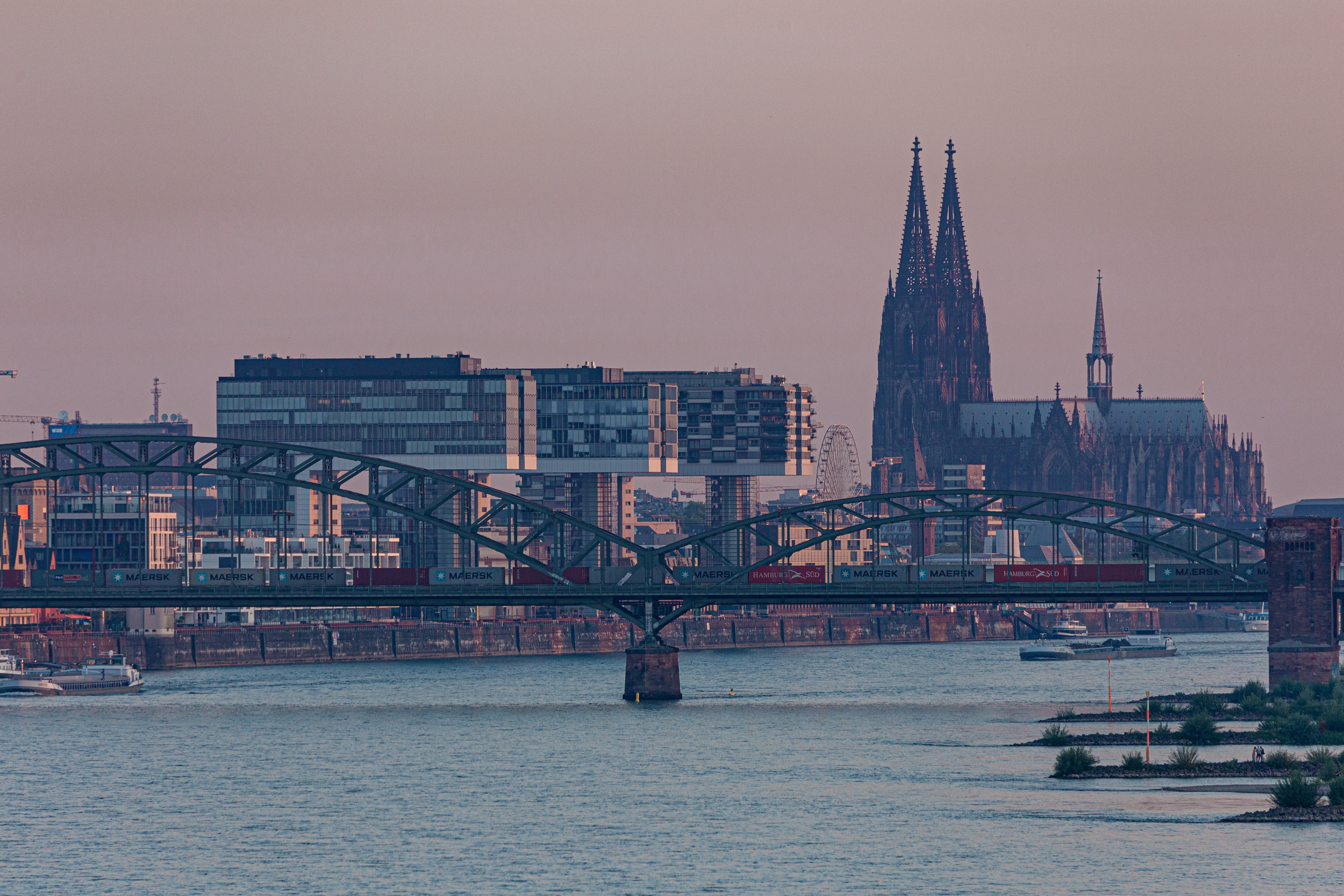 Skyline of a city