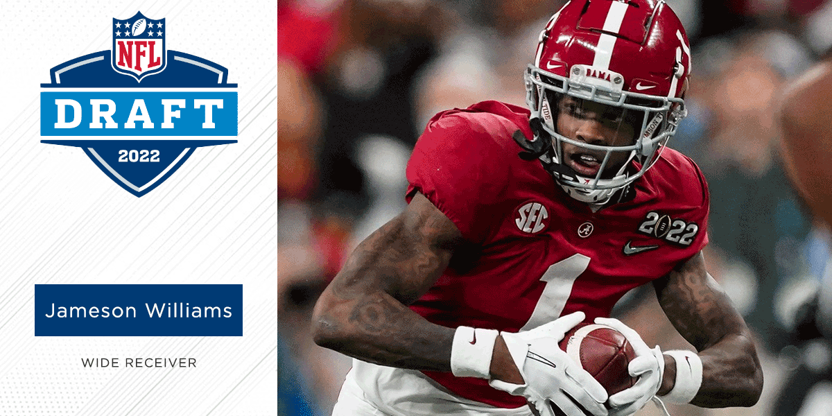 2022 NFL Draft Evaluating Alabama WR Jameson Williams 