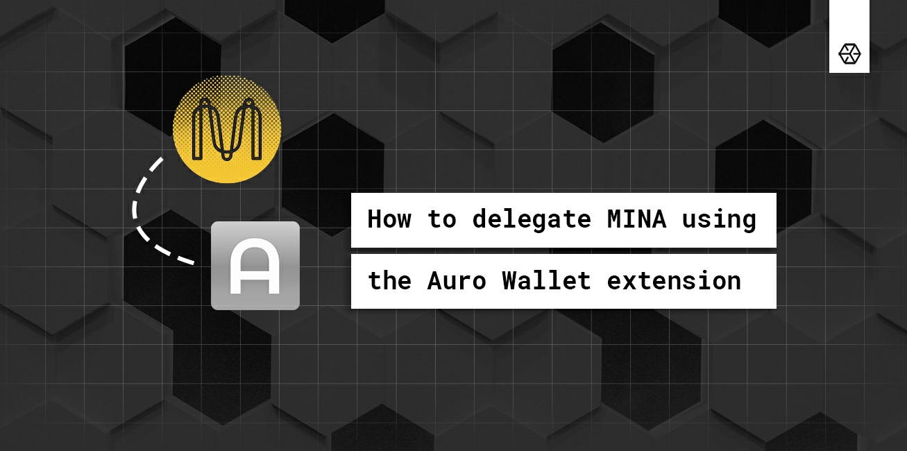 MINA using the Auro Wallet extension