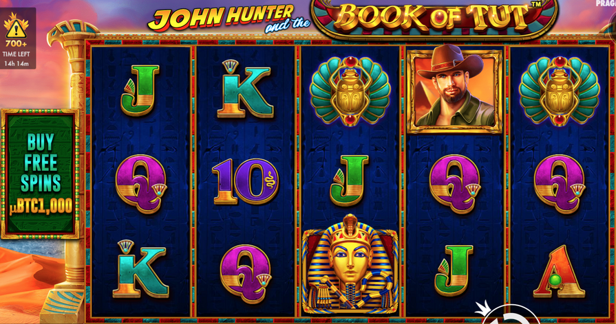 John Hunter and the Book of Tut video slot