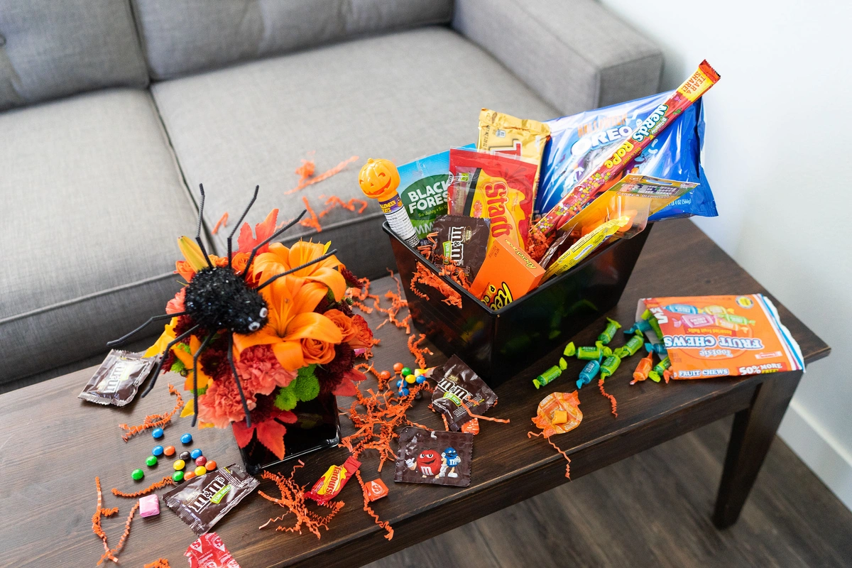 Halloween Candy and Gift Basket