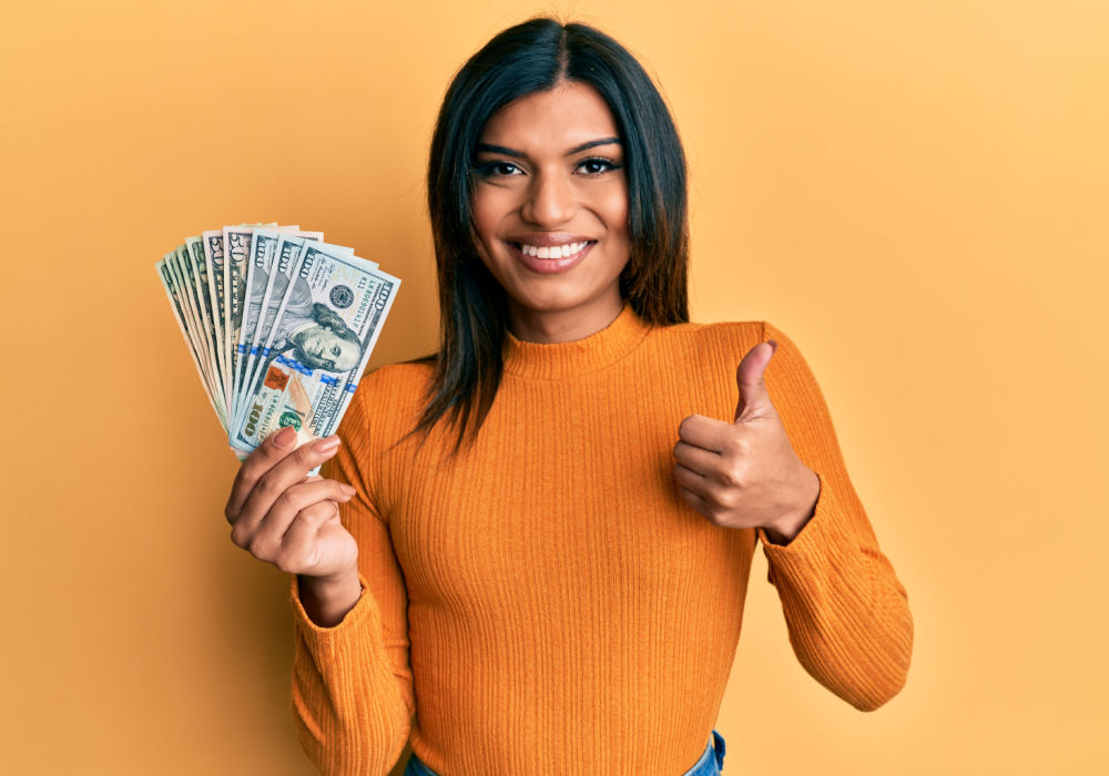 fast title loans smiling woman