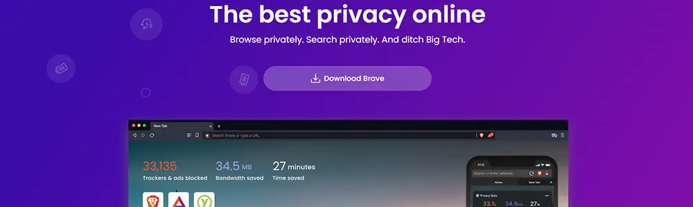 brave browser screenshot