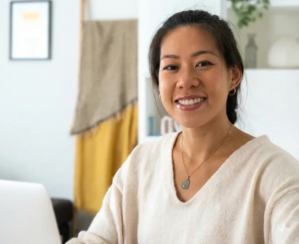 Contingency Staffing representative smiling at desk