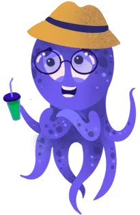 Friendly octopus George