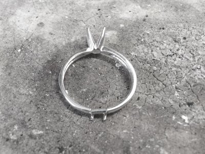 Ring band with added material in opening