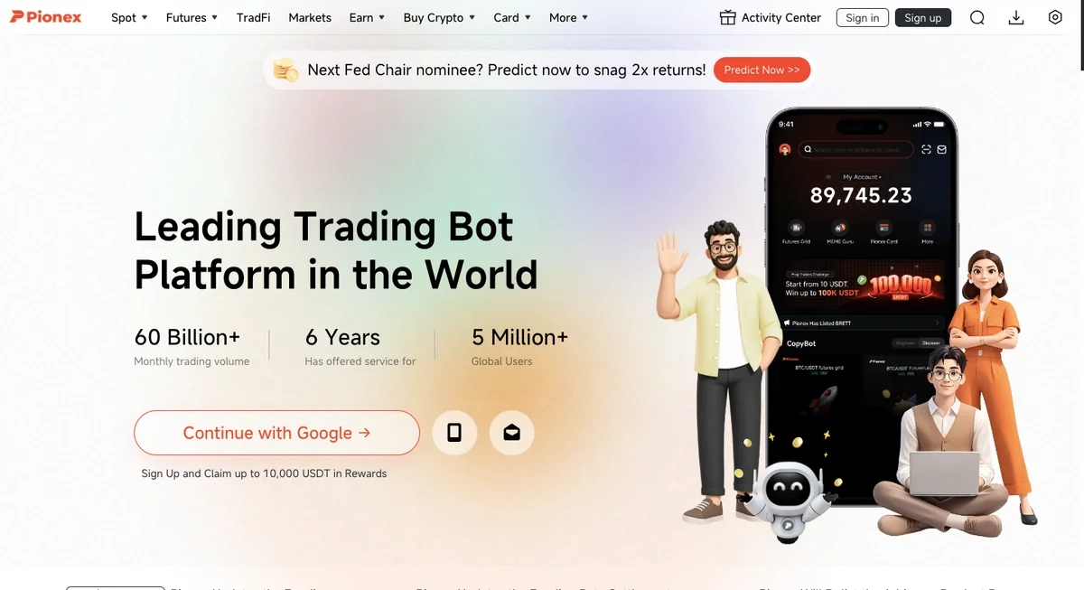 Pionex crypto exchange