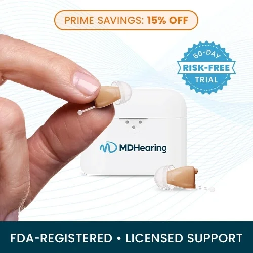 Primary MDHearing NEO XS PRO: Nearly Invisible Hearing Aids Image