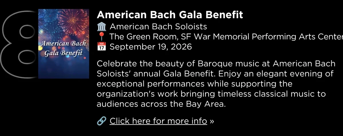 American Bach Gala Benefit